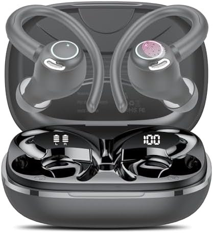 AI Earphone Instant Translator with 164 Languages, 7 Translation Modes with APP, 3 in 1 Instant Voice Translator, Buletooth 5.3 Earpiece Instant Translation for Travel Light Grey - Image 2